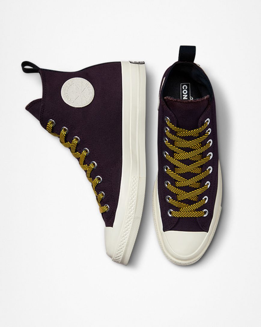 Tenisi Inalti Dama Converse Chuck 70 Counter Climate GORE-TEX Negrii Roz Galbeni | RO CLIE13724